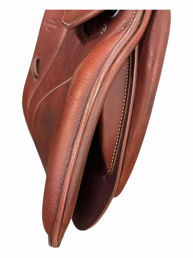 2022 Devoucoux Biarritz S CC Saddle - Brown - 17.5" / 4.25" Gullet - USED