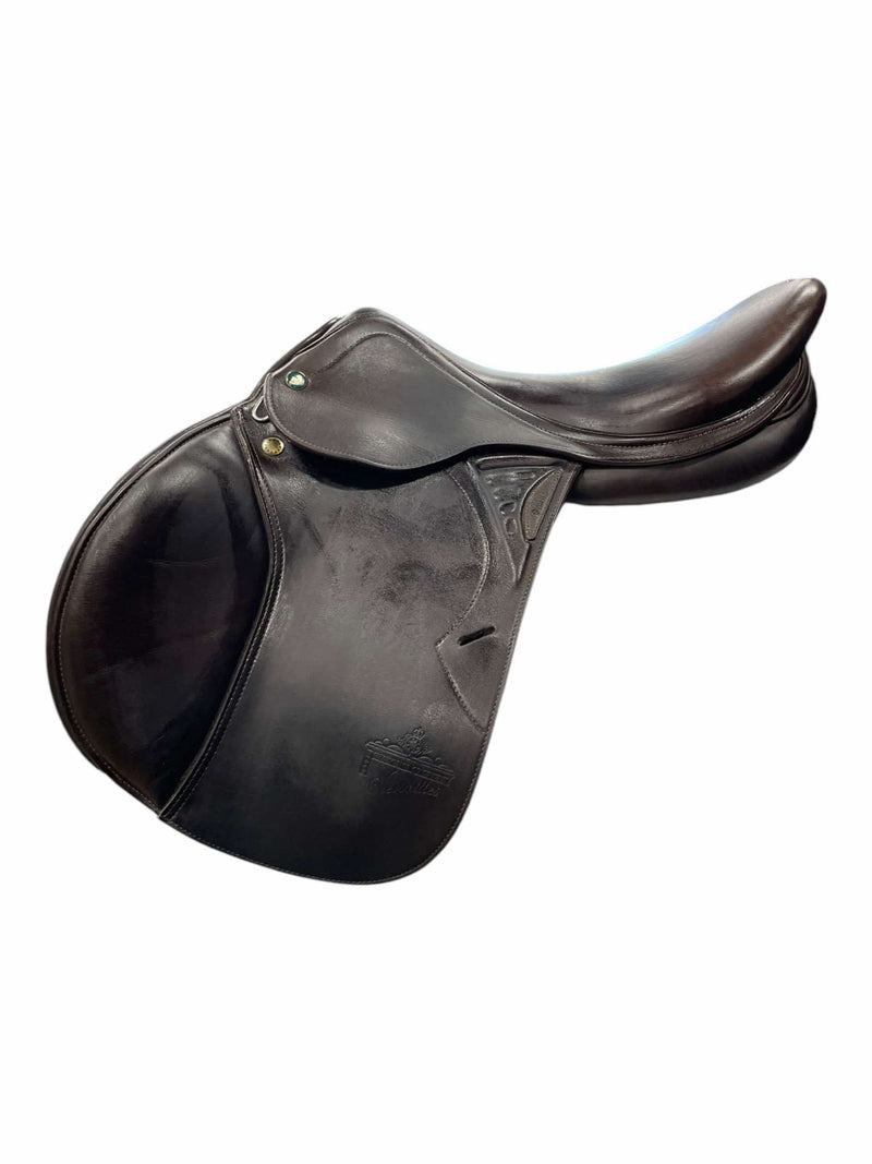 2022 Prestige Versailles D CC Saddle - Brown - 18" / 36 Tree - USED