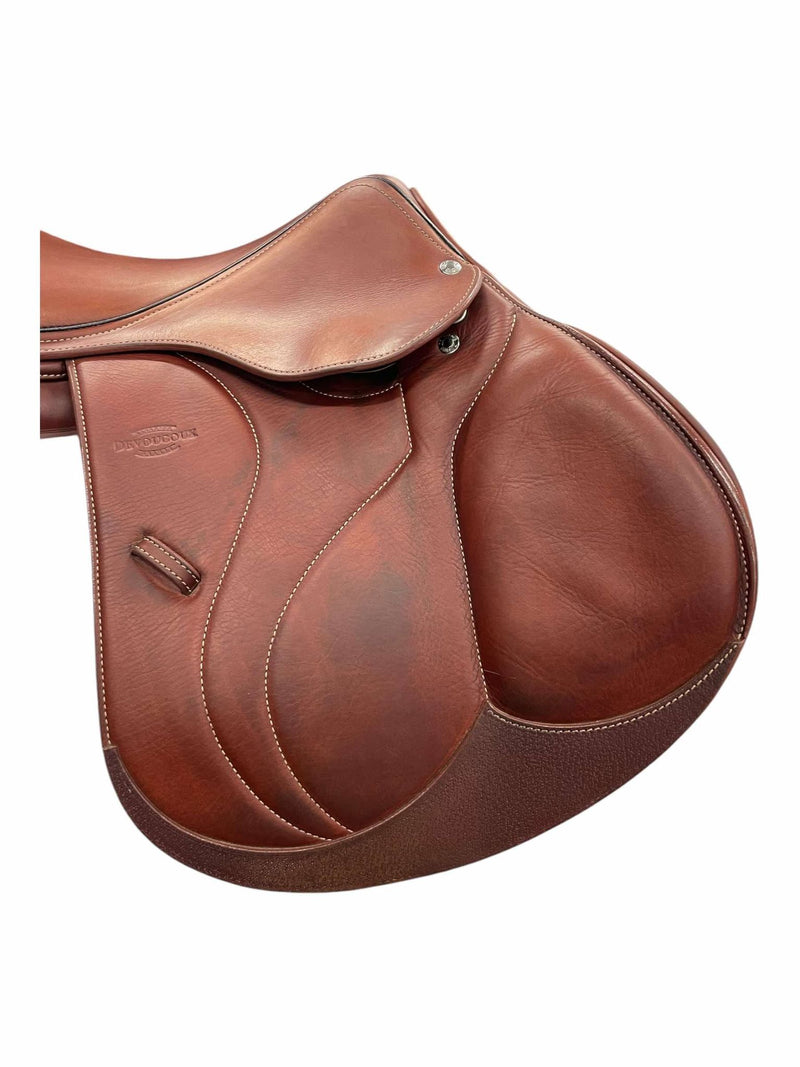 2022 Devoucoux Biarritz S CC Saddle - Brown - 17.5" / 4.25" Gullet - USED