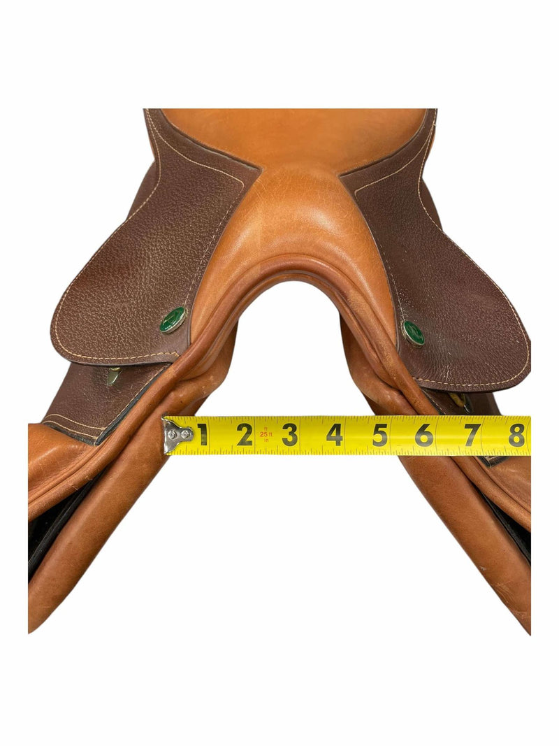 Pinnacle Close Contact Saddle - Brown - 17" / 5" Gullet - USED