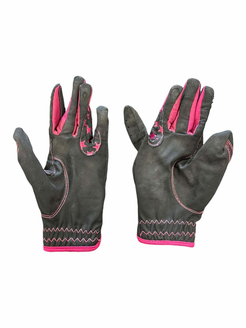 RSL Gloves - Black/Pink - XXS (6) - USED