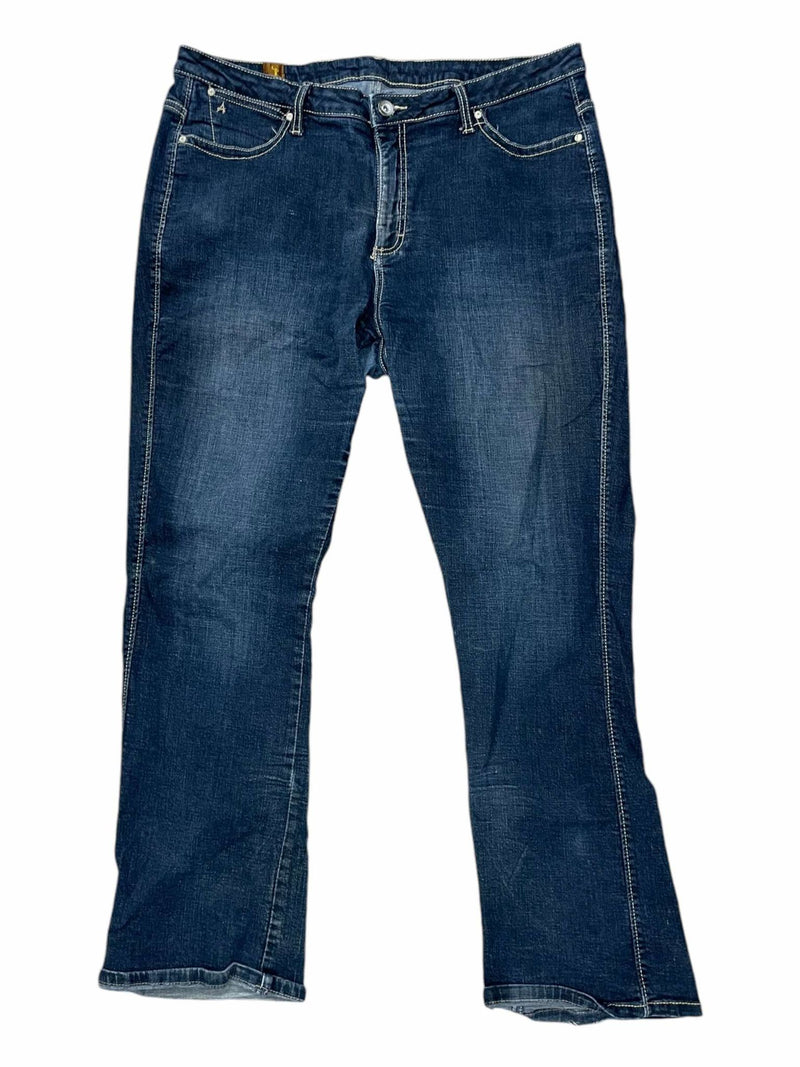 Wrangler Aura Jeans - Blue Denim - 18 Average - USED