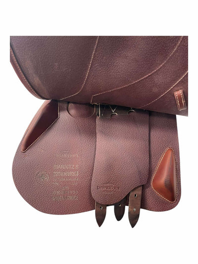 2022 Devoucoux Biarritz S CC Saddle - Brown - 17.5" / 4.25" Gullet - USED