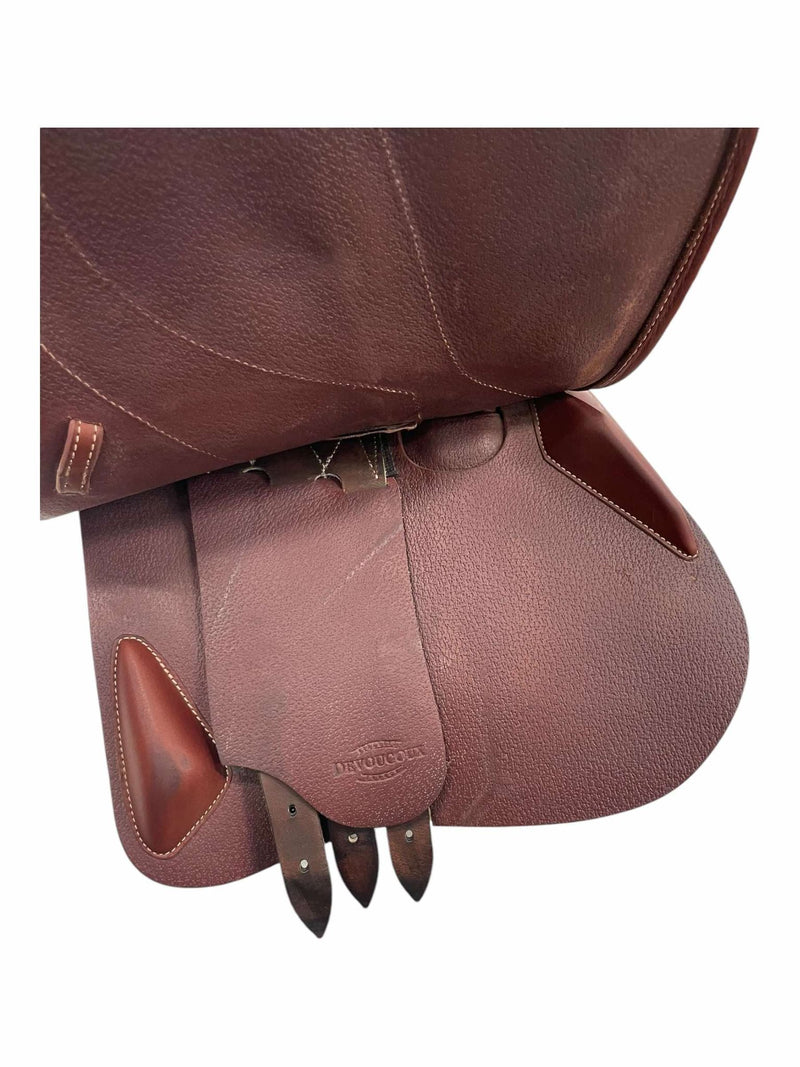 2022 Devoucoux Biarritz S CC Saddle - Brown - 17.5" / 4.25" Gullet - USED