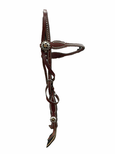 Weaver Texas Star Headstall - Chestnut - Est. F/S - USED