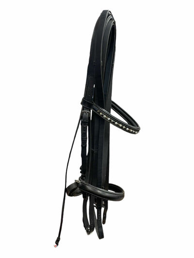 Red Barn Double Bridle - Black - F/S - USED