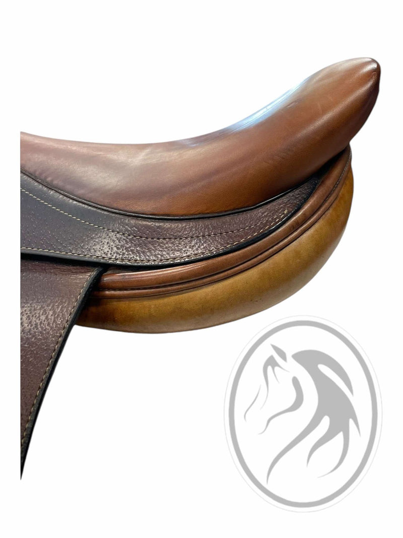 Richard Castelow CC Saddle - Brown - 17.5" / Approx. MW (5" Gullet) - USED