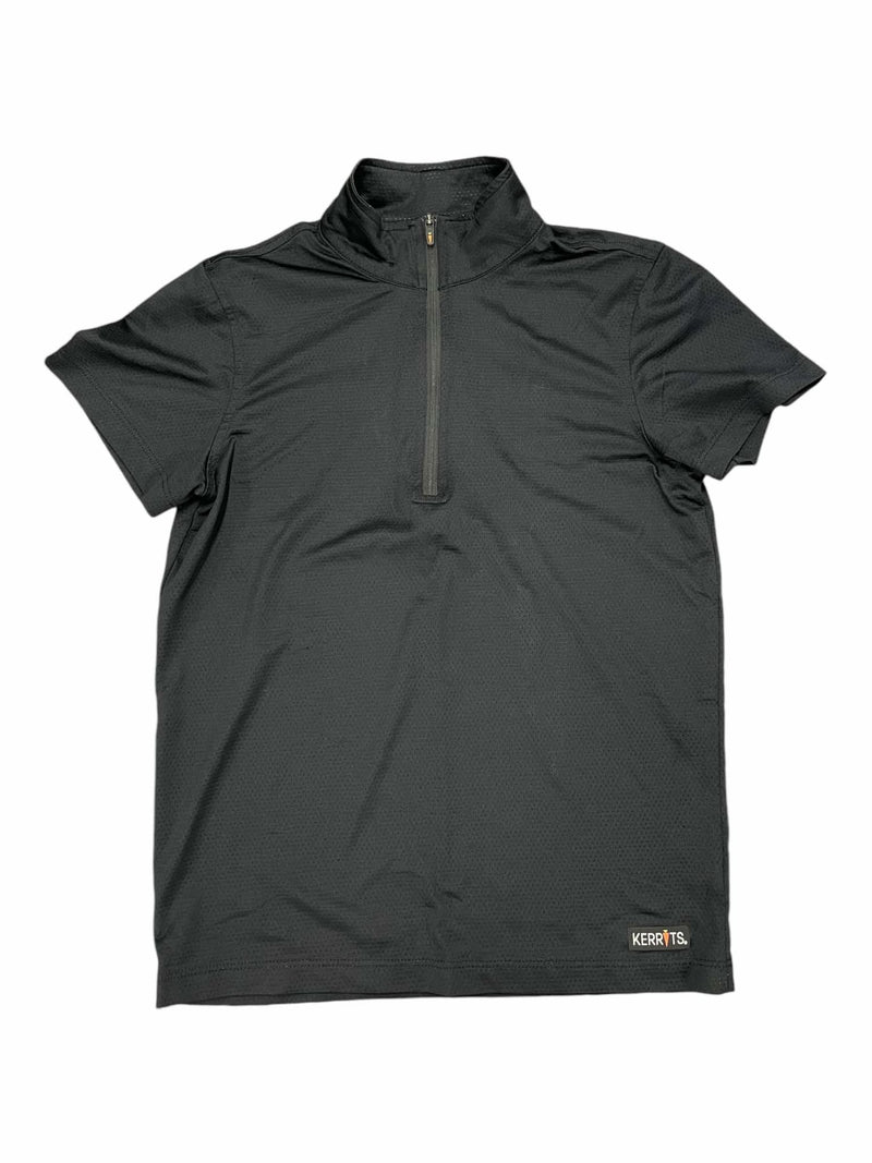 Kerrits SS 1/4 Zip - Black - Youth M - USED