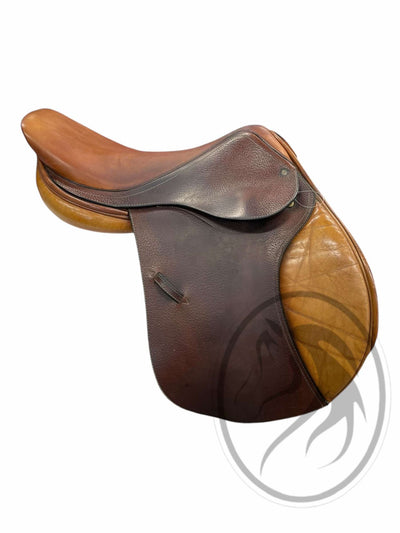 Richard Castelow CC Saddle - Brown - 17.5" / Approx. MW (5" Gullet) - USED