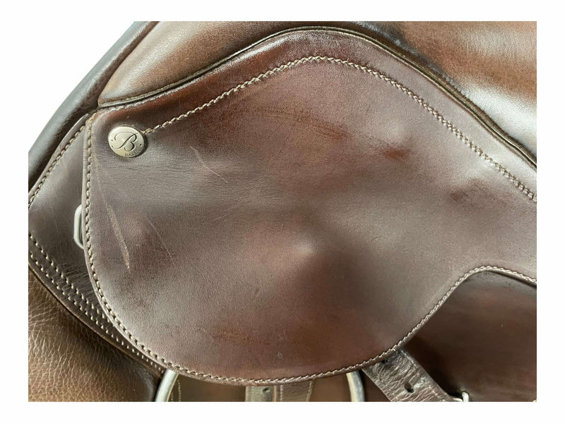 2021 Bates Caprilli CC Ext. Flap Saddle - Brown - 18" / Adj. Gullet - USED