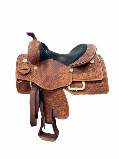 Billy Royal Western Saddle - Brown - 15" / 7" Gullet - USED