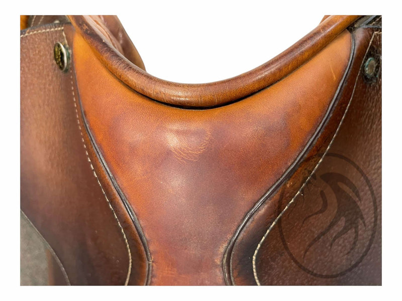 Richard Castelow CC Saddle - Brown - 17.5" / Approx. MW (5" Gullet) - USED