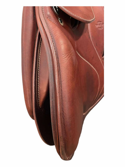 2022 Devoucoux Biarritz S CC Saddle - Brown - 17.5" / 4.25" Gullet - USED