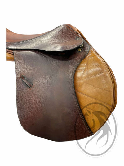 Richard Castelow CC Saddle - Brown - 17.5" / Approx. MW (5" Gullet) - USED