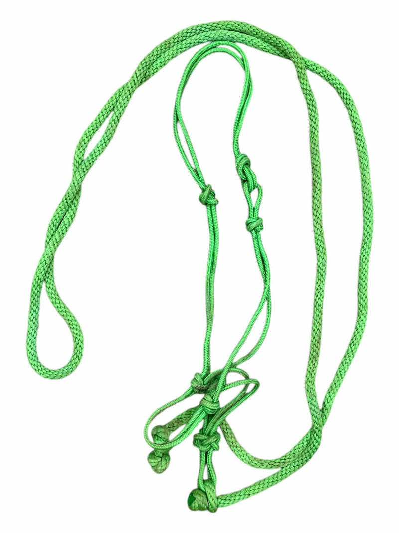 Rope Halter W/ Lead - Green - Est. O/S - USED