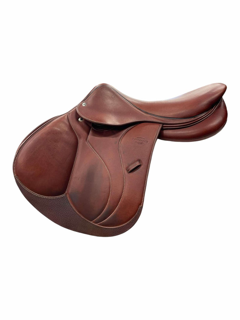 2022 Devoucoux Biarritz S CC Saddle - Brown - 17.5" / 4.25" Gullet - USED