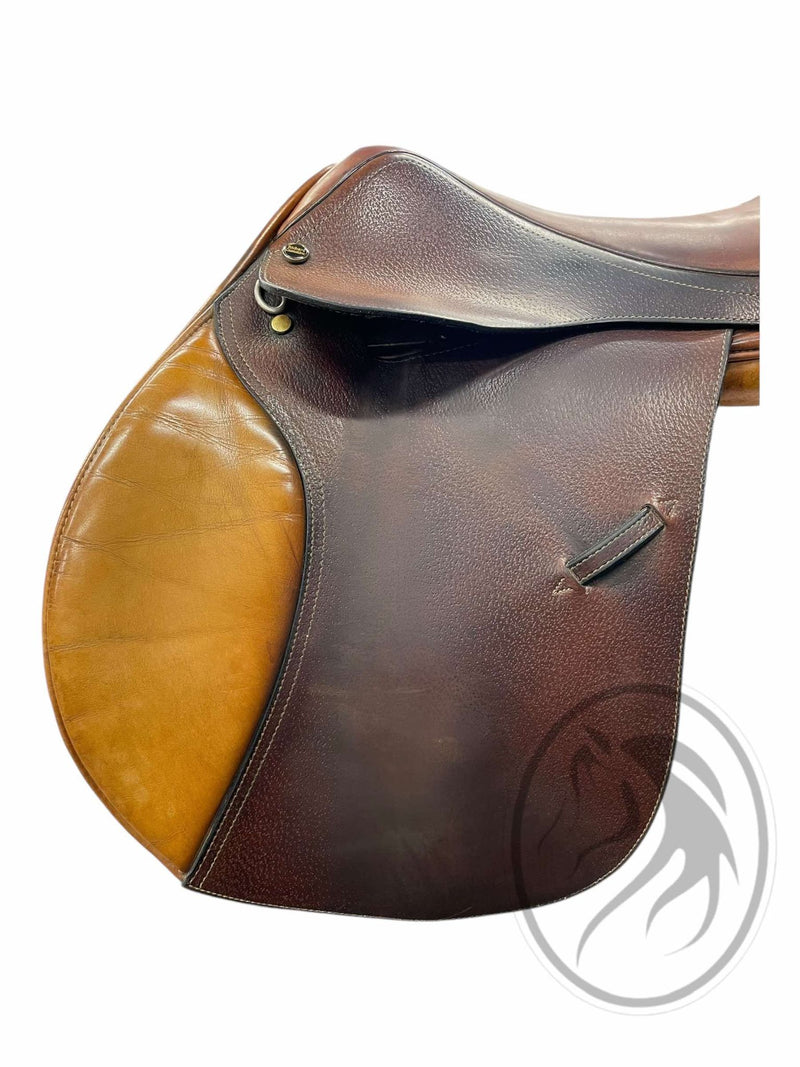 Richard Castelow CC Saddle - Brown - 17.5" / Approx. MW (5" Gullet) - USED