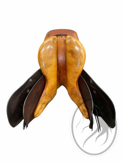 Richard Castelow CC Saddle - Brown - 17.5" / Approx. MW (5" Gullet) - USED