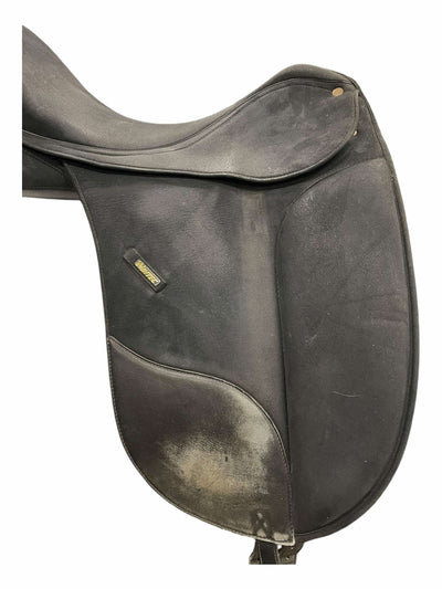 Wintec Isabell DR Saddle - Black - 17.5" (Measures 17") / Adj. Gullet - USED