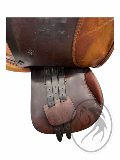 Richard Castelow CC Saddle - Brown - 17.5" / Approx. MW (5" Gullet) - USED