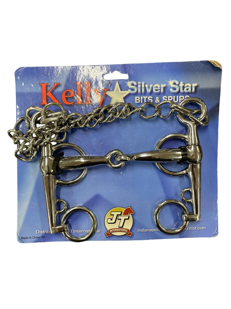 Kelly Silver Star Shank Snaffle *NWT* - SS - 5" - USED