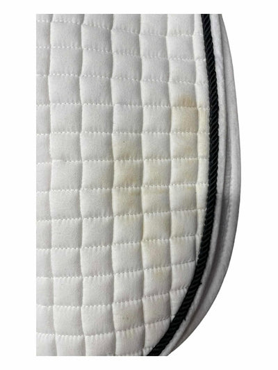 PRI Dressage Pad - White/Black - Est. F/S - USED