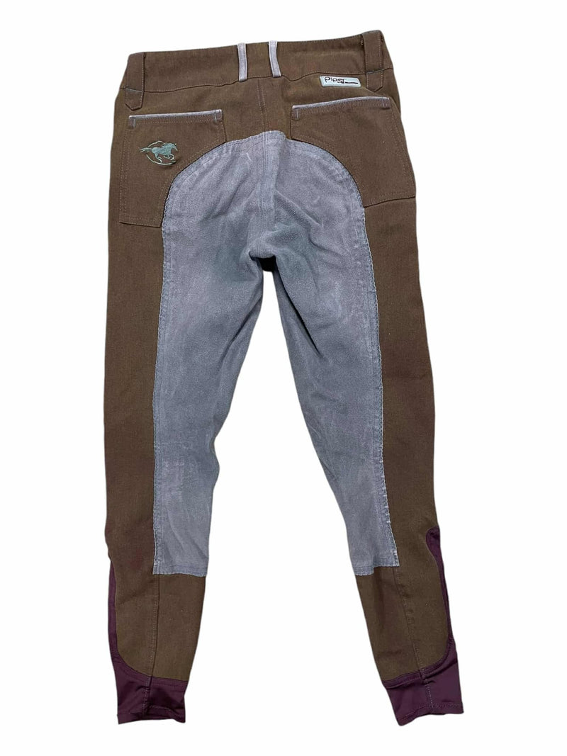 Smartpak Piper FS Breech - Brown/Grey/Maroon - 26L - USED