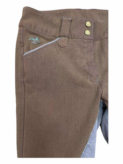 Smartpak Piper FS Breech - Brown/Grey/Maroon - 26L - USED