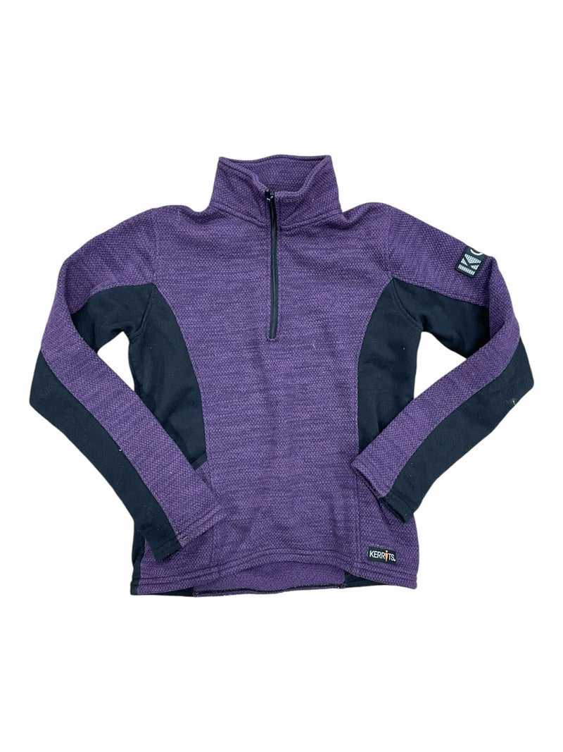 Kerrits LS Winter 1/4 Zip - Purple/Black - Youth M - USED