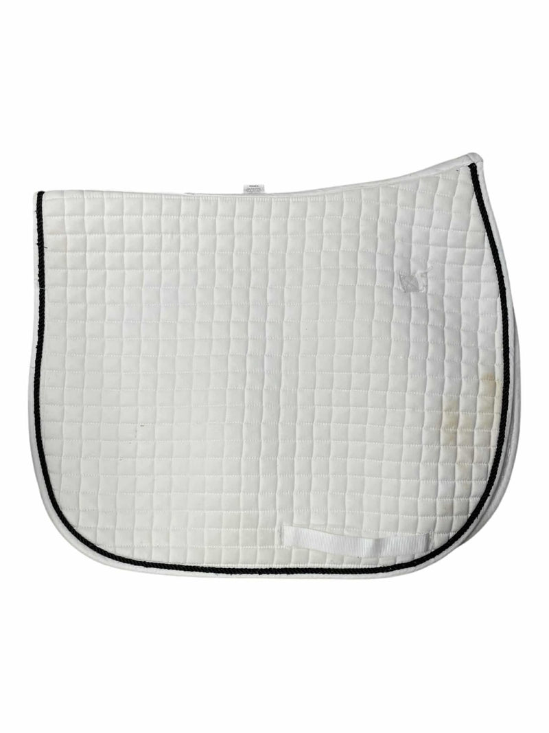 PRI Dressage Pad - White/Black - Est. F/S - USED