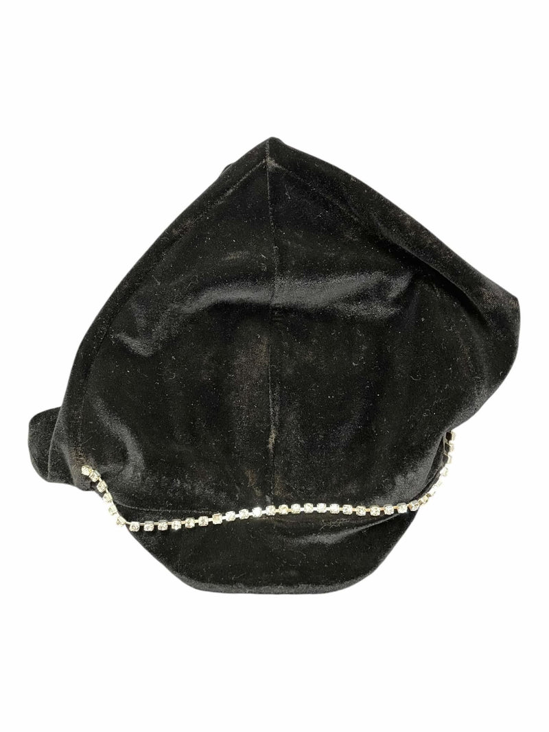 Helmet Cover - Black W/ Rhinestones - USED