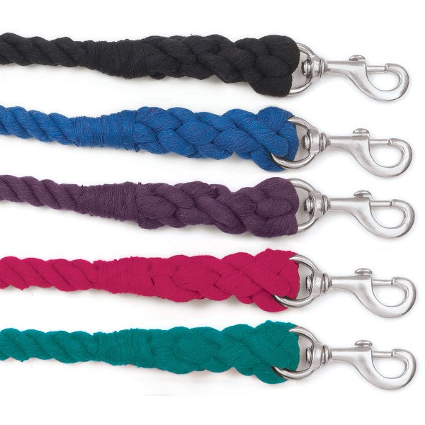 Equi-Essentials 3-Ply Cotton Lead w/ Chrome Plated Snap