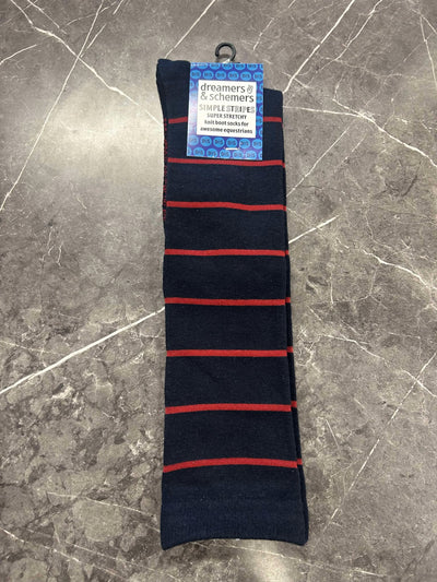 Dreamers and Schemers Simple Stripe Knit Socks