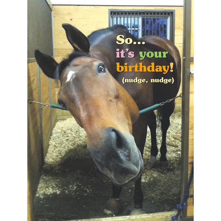 Horse Hollow Press Birthday Card - Treat Muggin