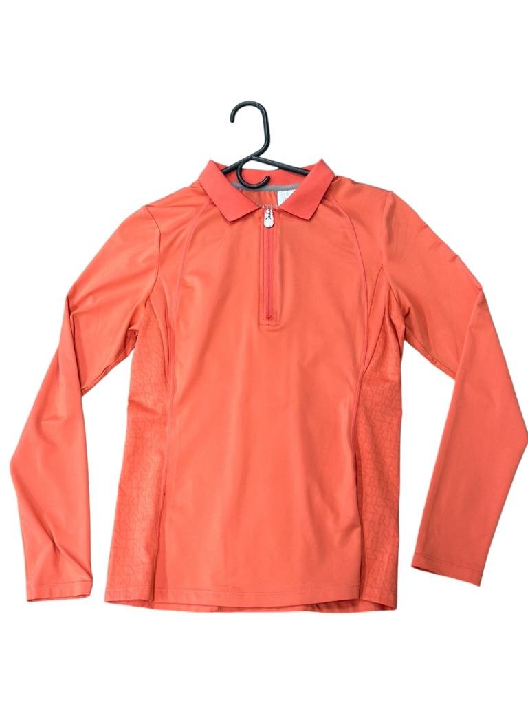 Ovation LS Sun Shirt - Coral - S - USED