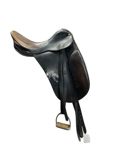 County Competitor Dressage Saddle - Black 16 1/2" Seat/4" Tree - USED