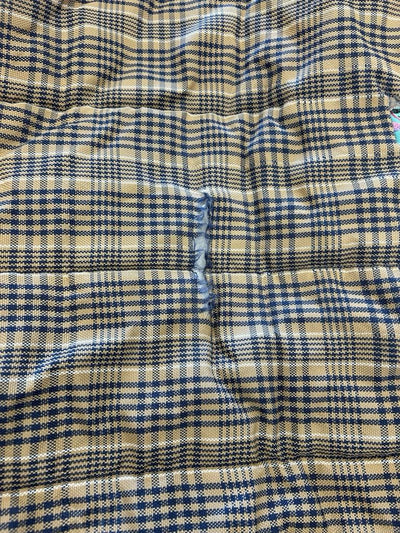 Unbranded Horse Blanket - NEEDS REPAIRS - Plaid - Approx 76" - USED