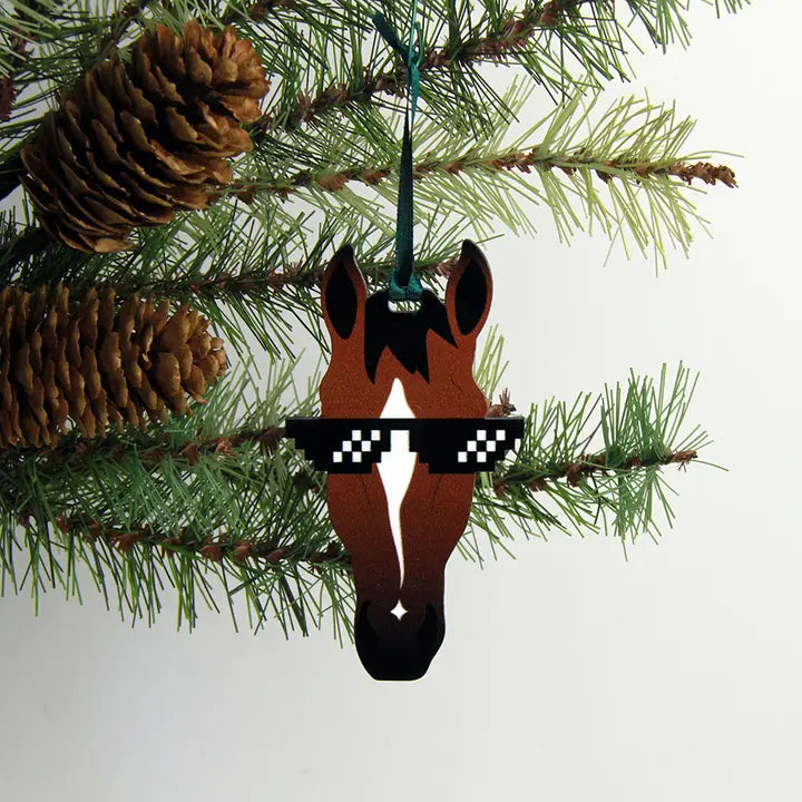 Thug Life Horse Ornament