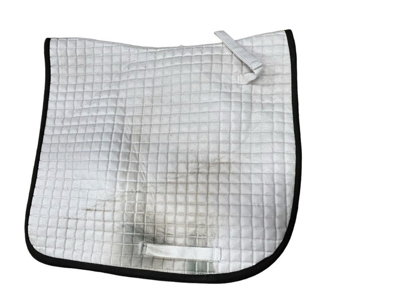 Ovation Saddle Pad - Dressage - White - USED