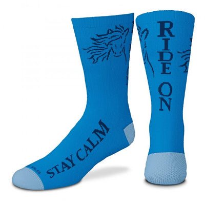 Kelley and Co Stay Calm and Ride Socks