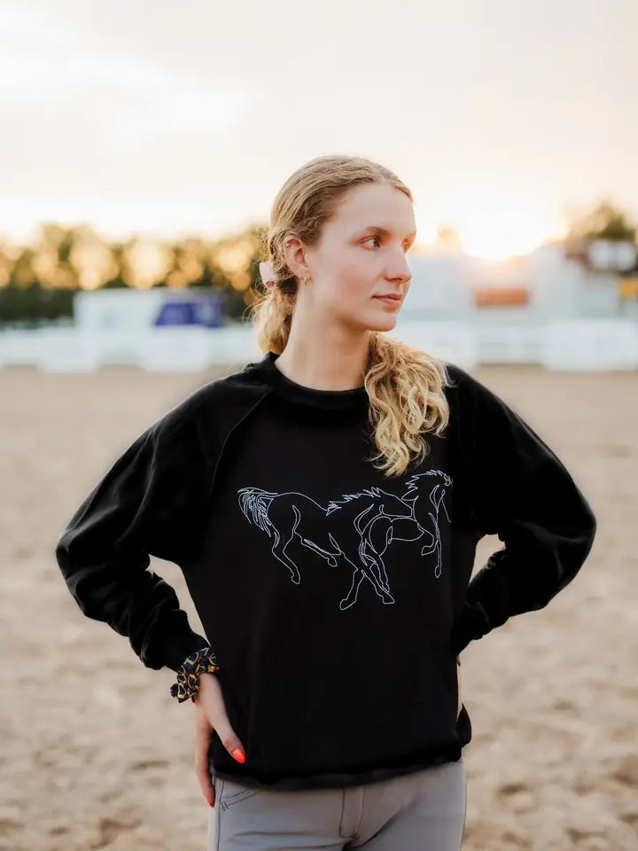 Spiced Equestrian Strung Out Sweatshirt