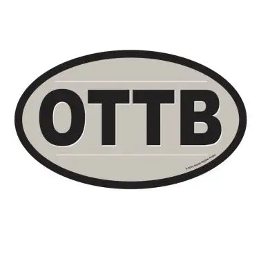 Euro Oval Sticker OTTB