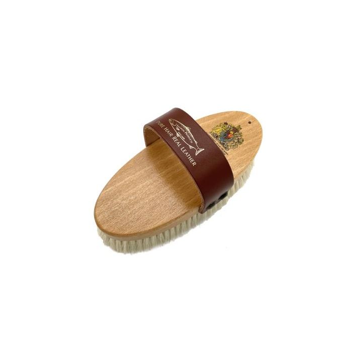 Hill Brush White Goat Hair Body Brush