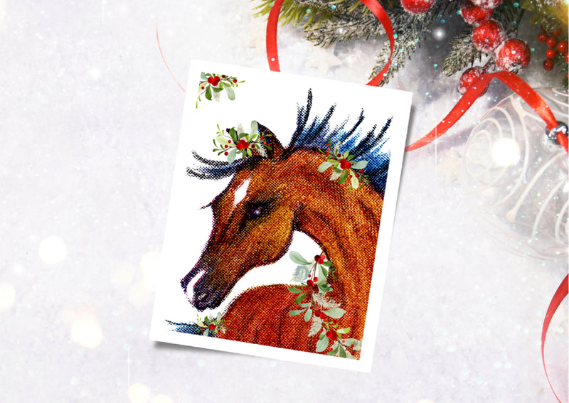 Equeseantial Designs - Horse Holiday Cards