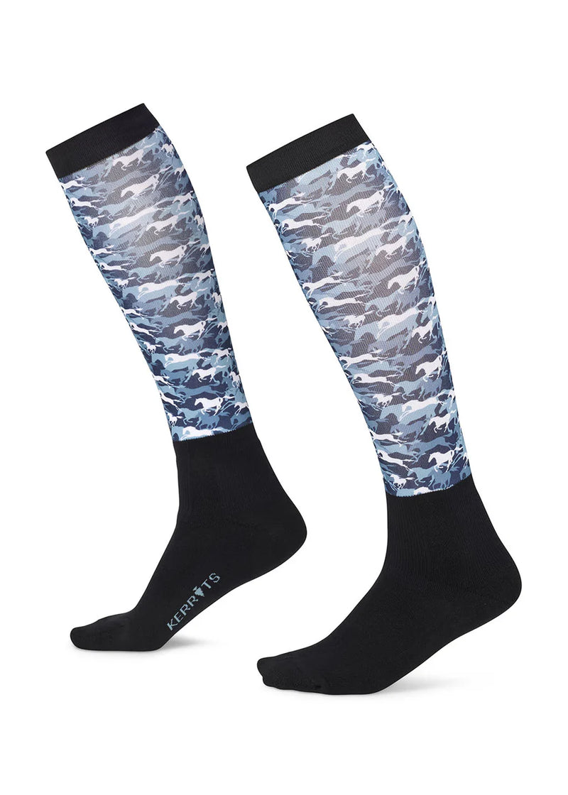 Kerrits Dual Zone Boot Socks Print