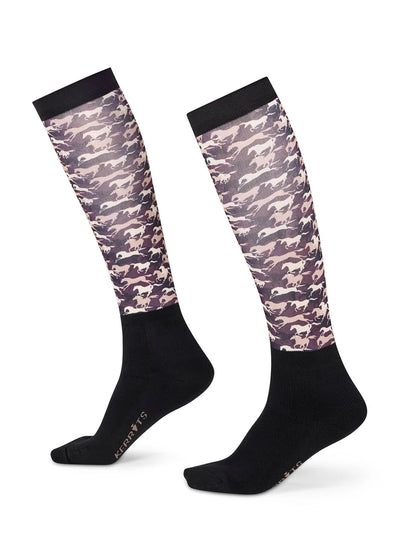 Kerrits Dual Zone Boot Socks Print