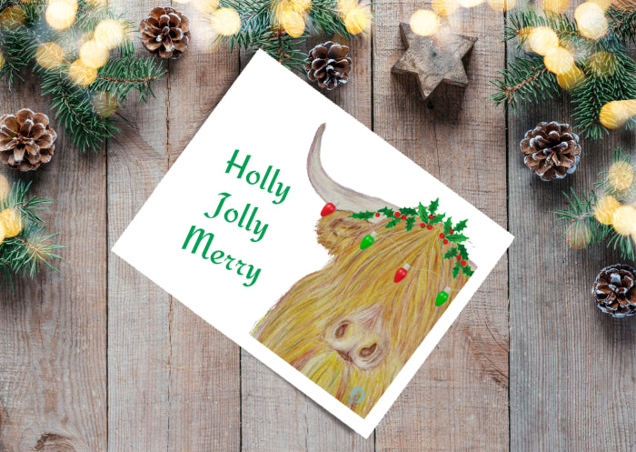 Equeseantial Designs - Cow Holiday Cards