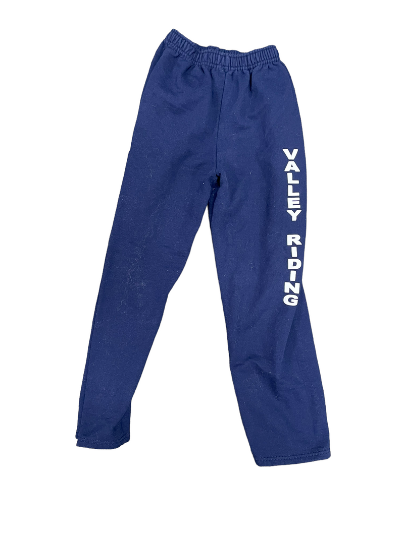 Valley Riding Sweatpants - Navy - Youth L - USED