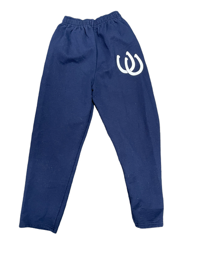 Valley Riding Sweatpants - Navy - Youth L - USED