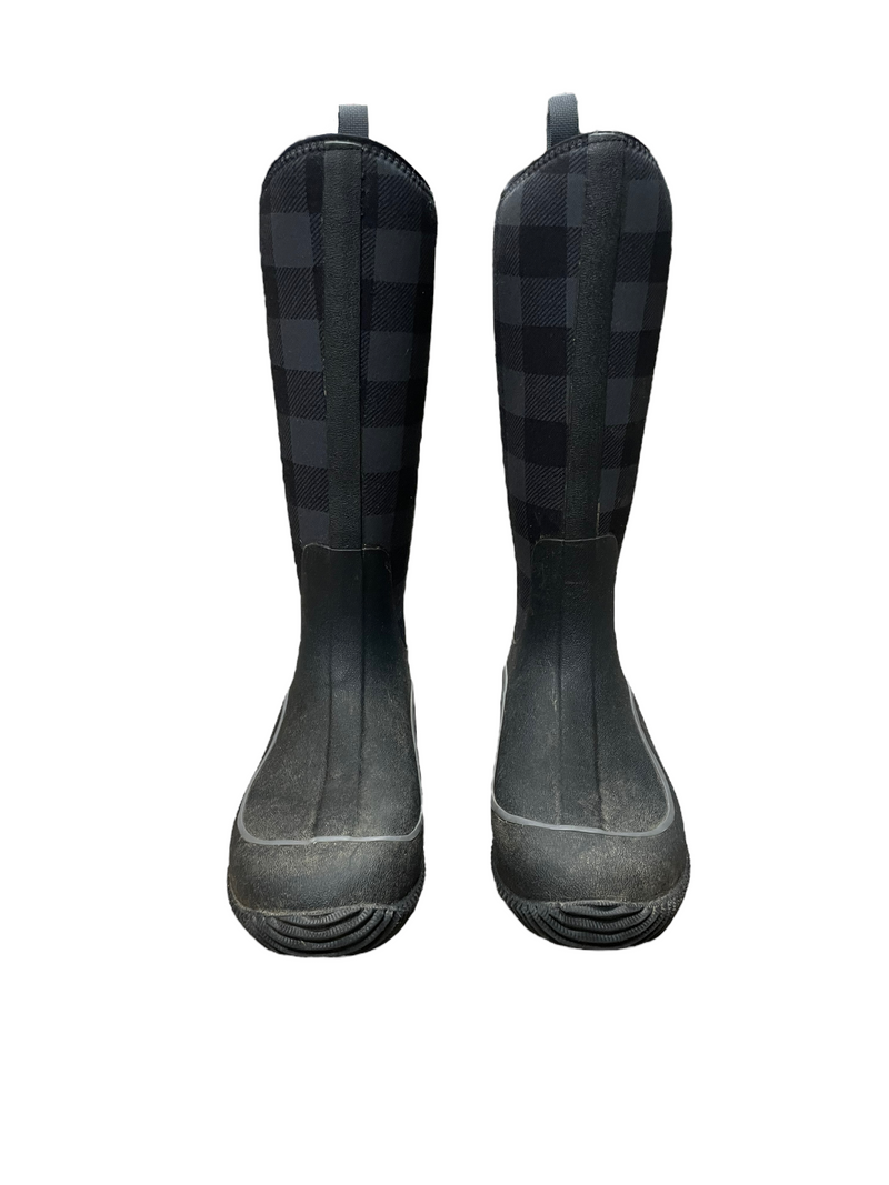 Original Muck Boots - Black/Grey Plaid - 10 - USED